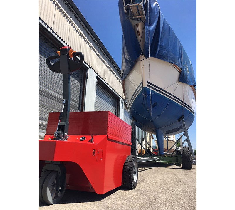 roues pivotantes avec deux roues gonflables pour tracteur pousseur  électrique - Multi-Mover France